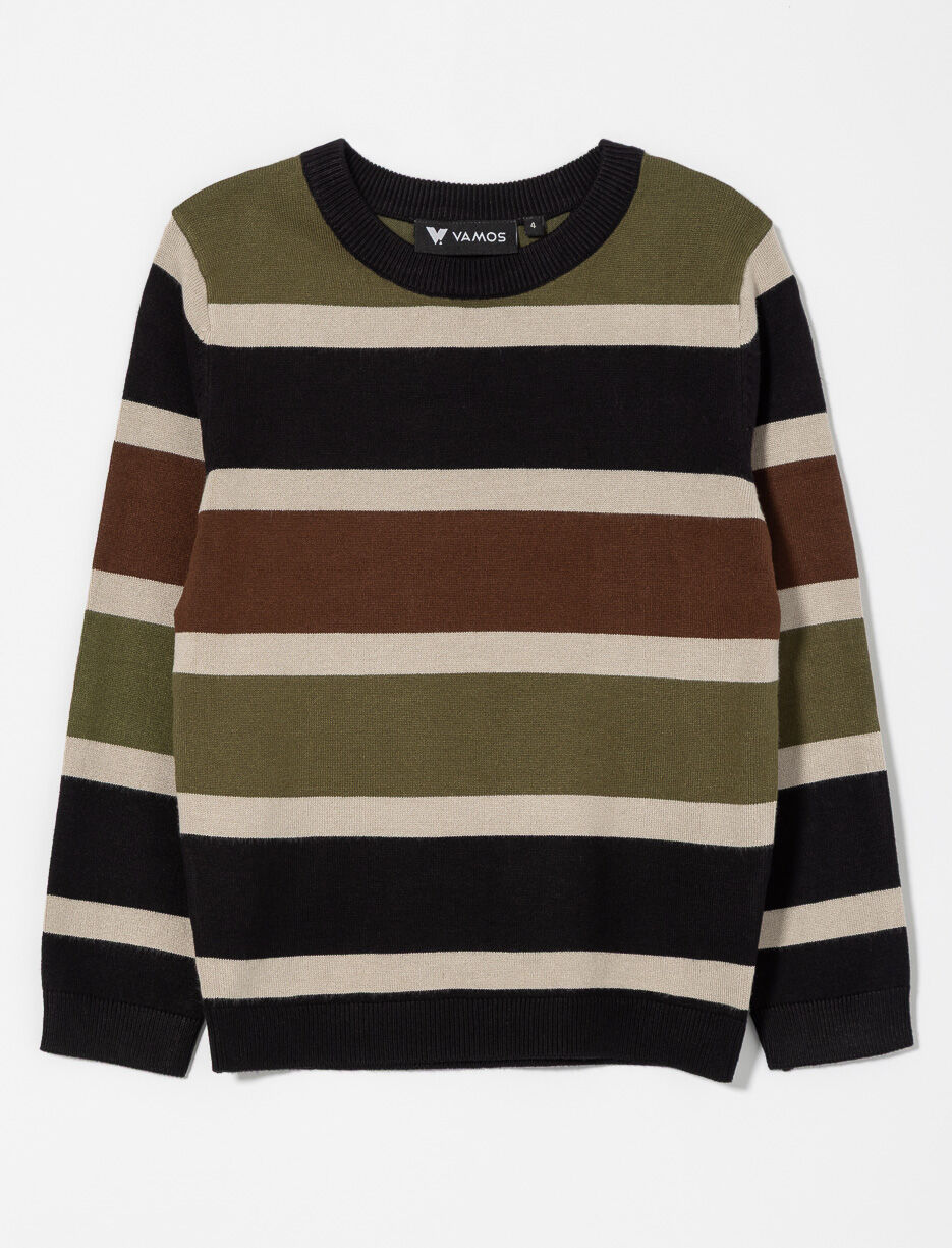 Striped Knit Sweater – Little Boy