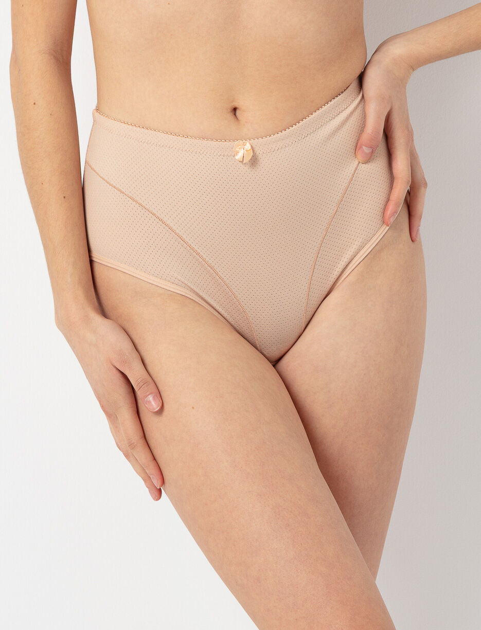 Culotte texturée taille haute