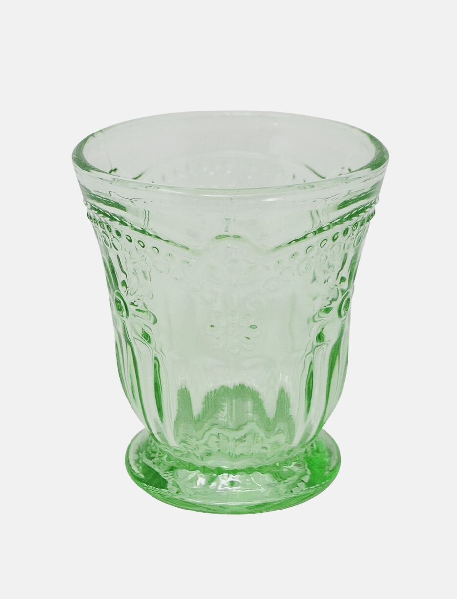 Verre texturé vert