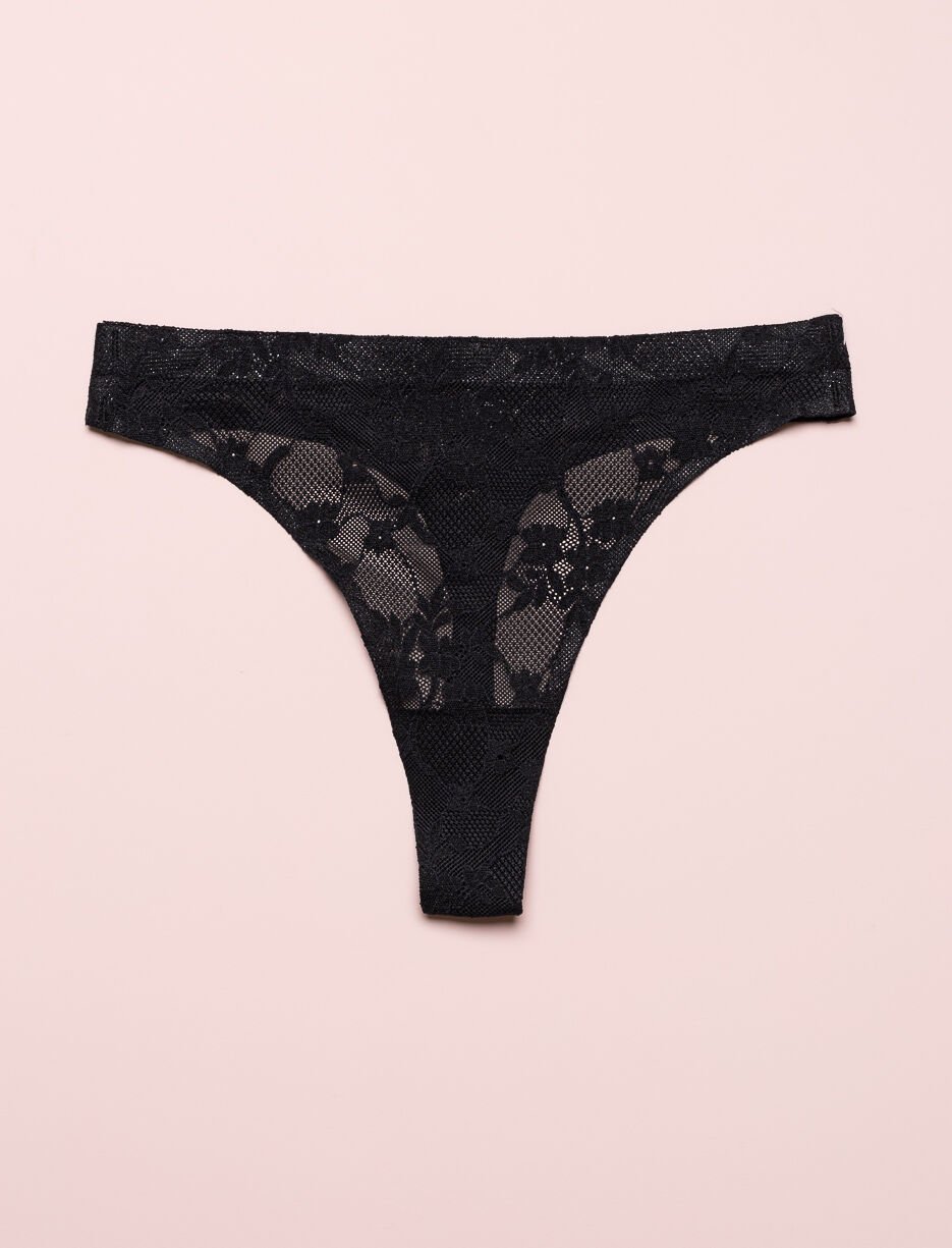 Culotte tanga en dentelle