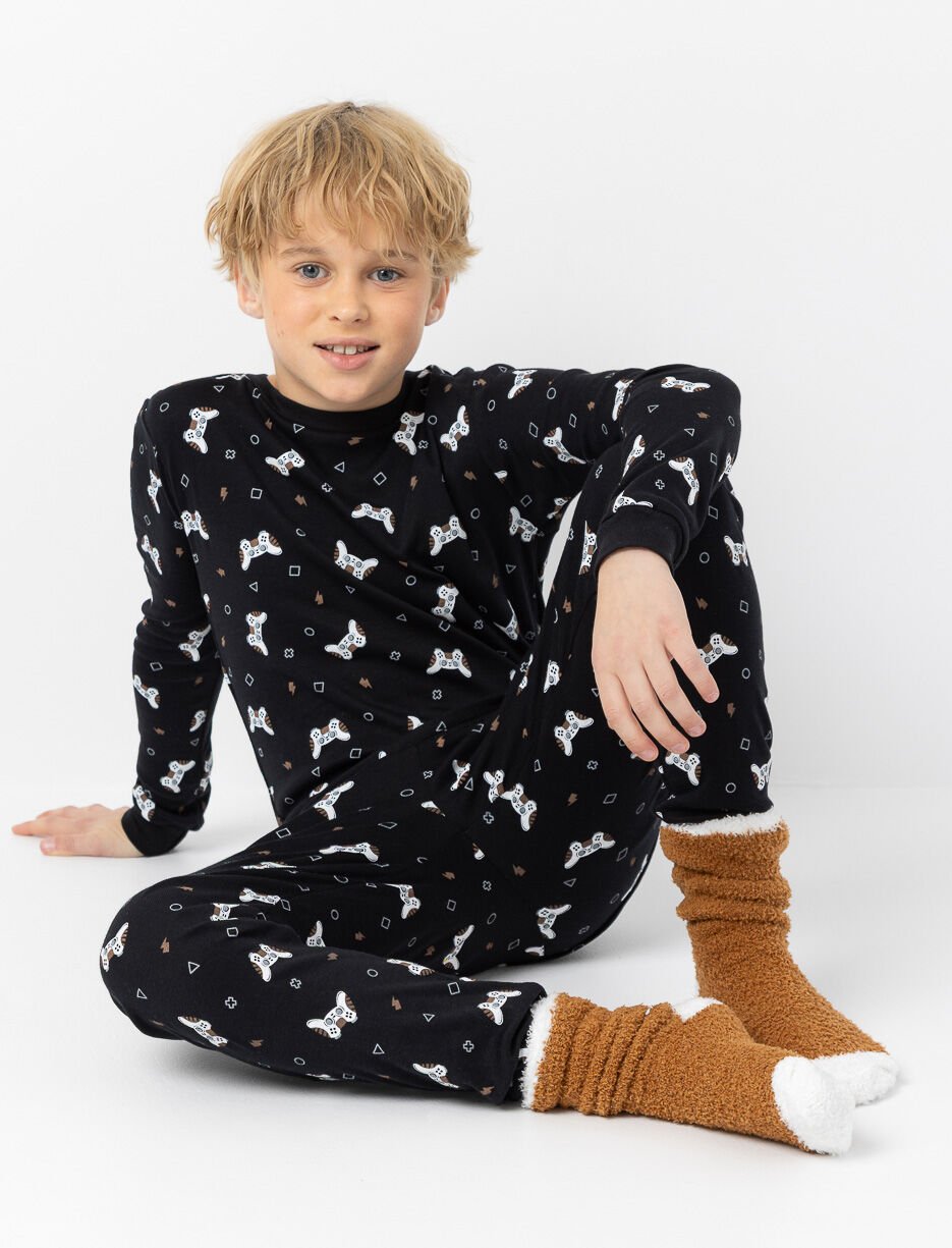 Pyjama 2 pièces imprimé - ado garçon