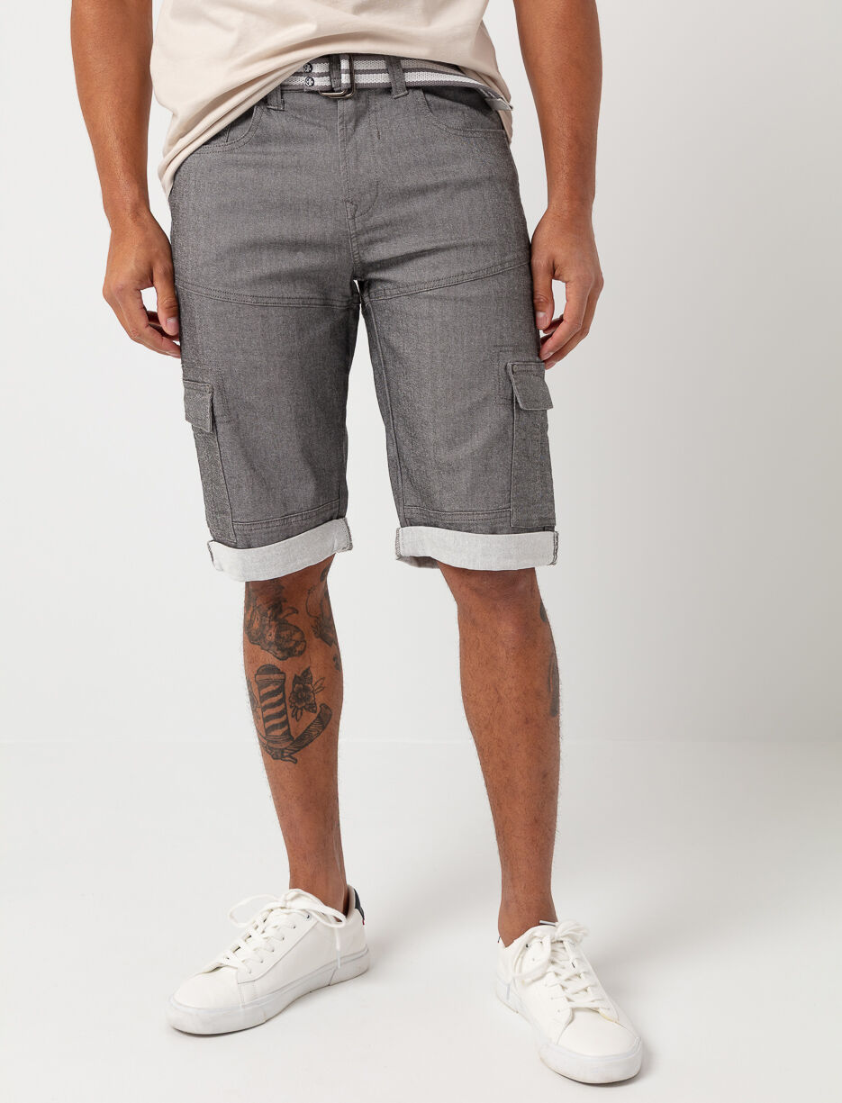 Cargo Bermudas with Belt