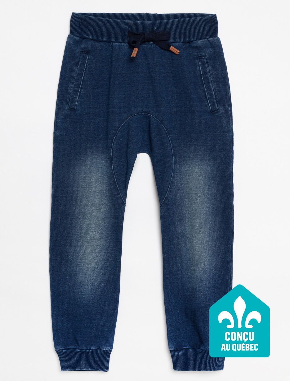 Jeans with Elastic Cuffs