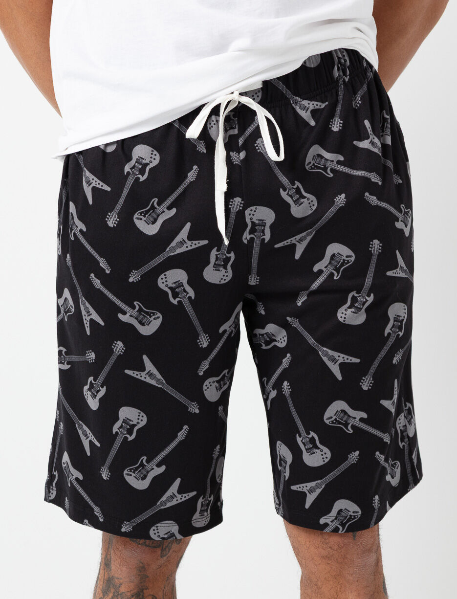 Short de pyjama à motifs