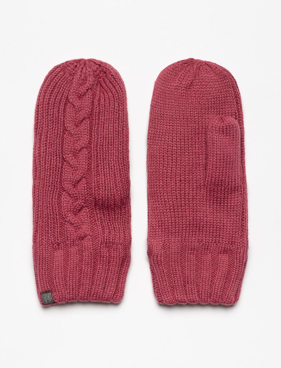 Mitaines en tricot torsadé Mitaines en tricot torsadé
