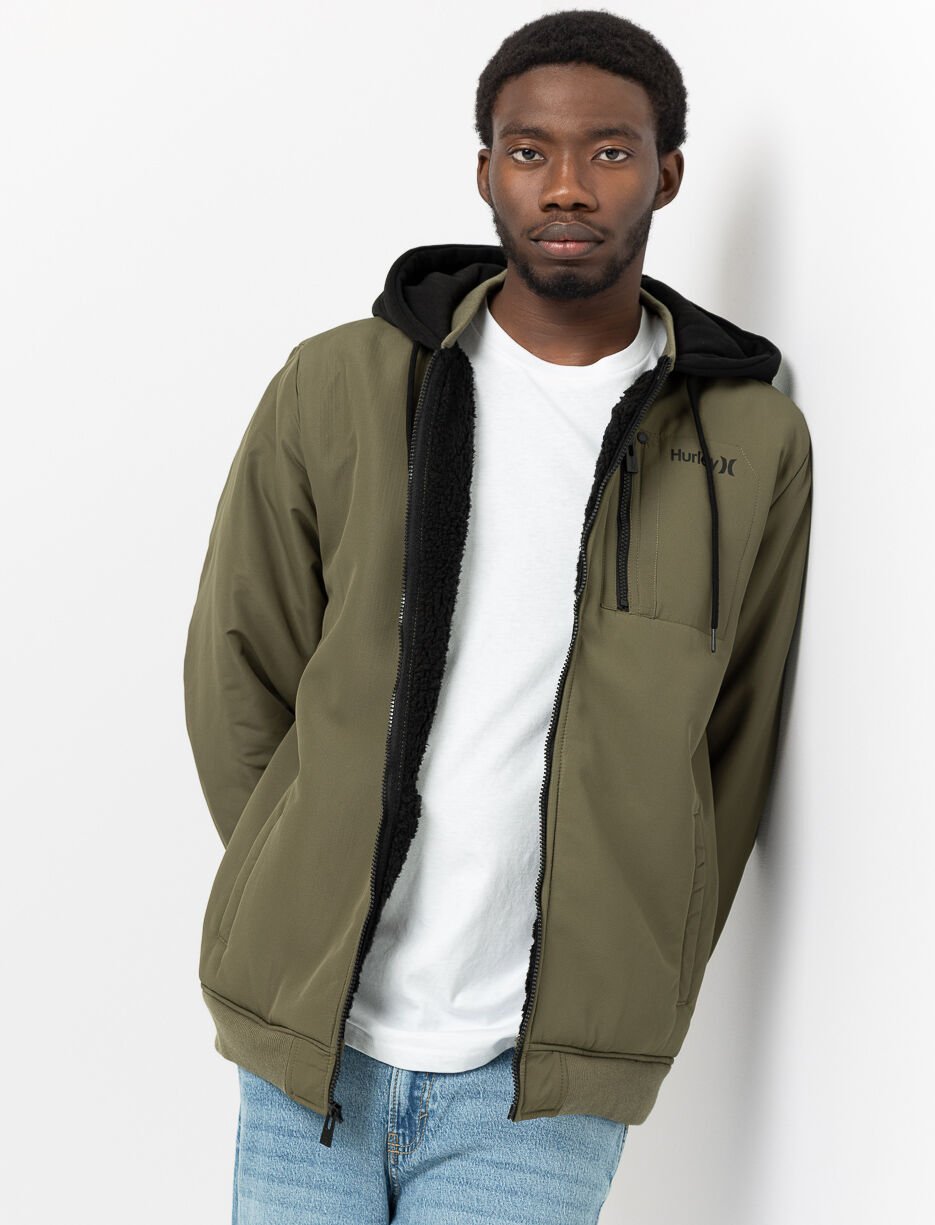 Veste mi-saison à capuchon