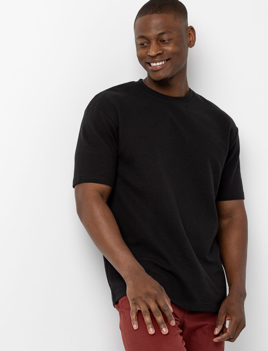 T-shit uni à col rond