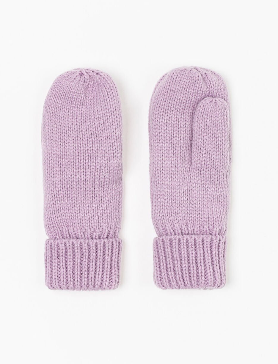 Solid Knit Mittens - Children