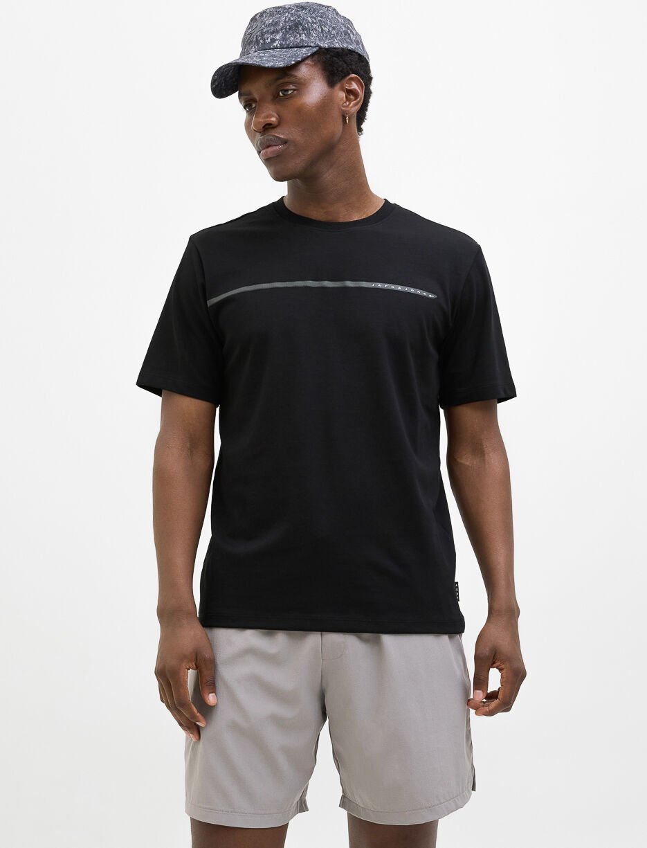 T-shirt imprimé à col rond