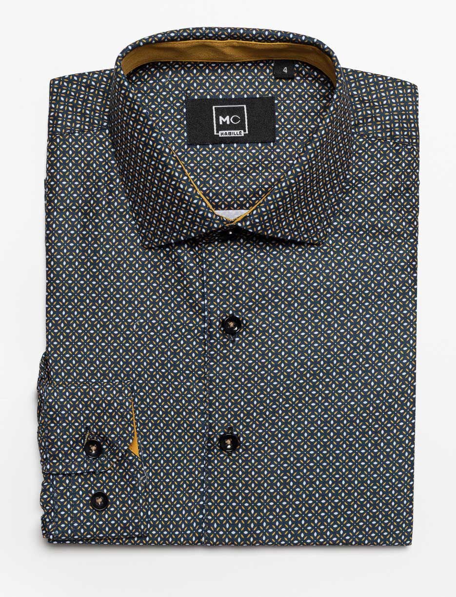Chemise habillée à motif - petit garçon