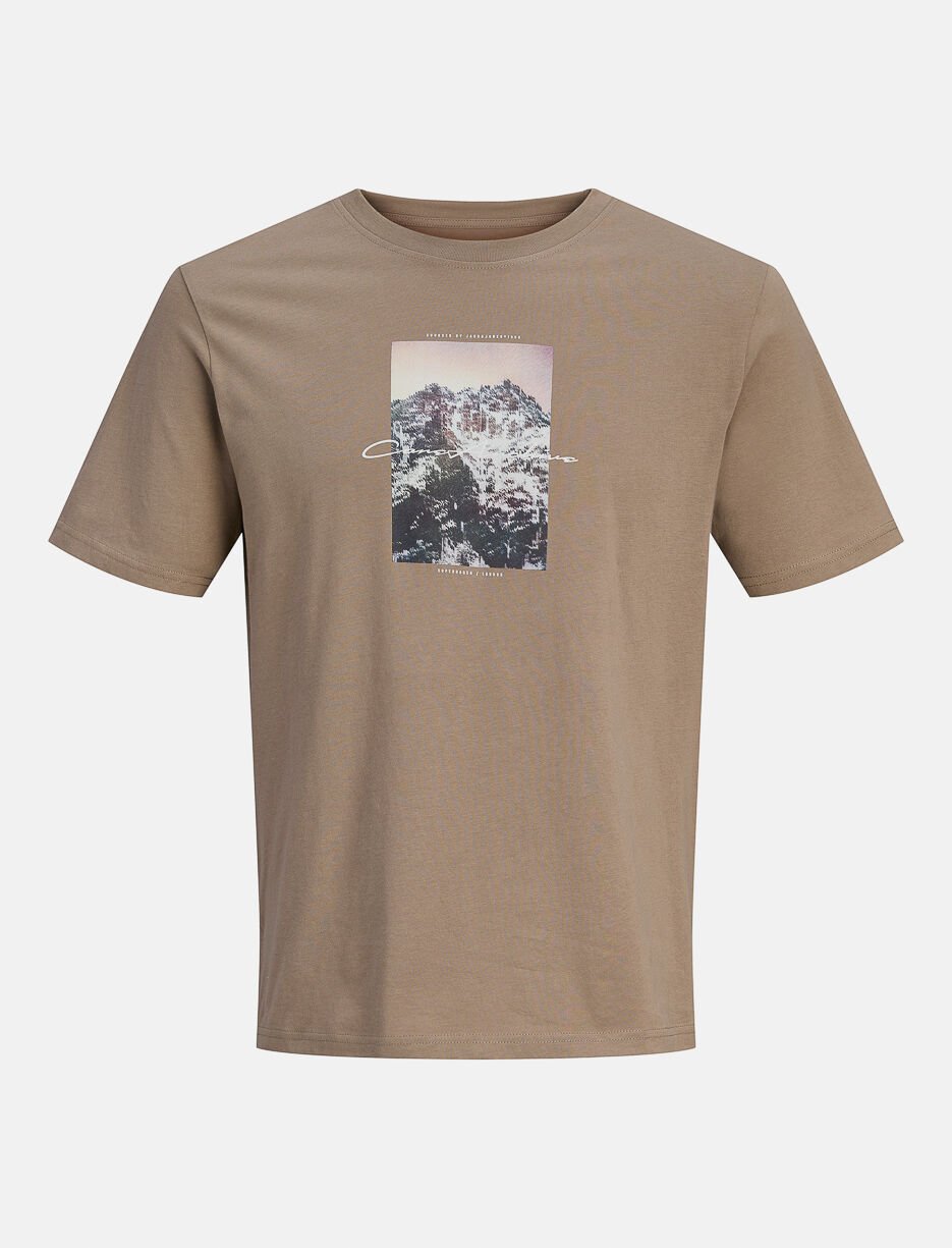 T-shirt imprimé à col rond