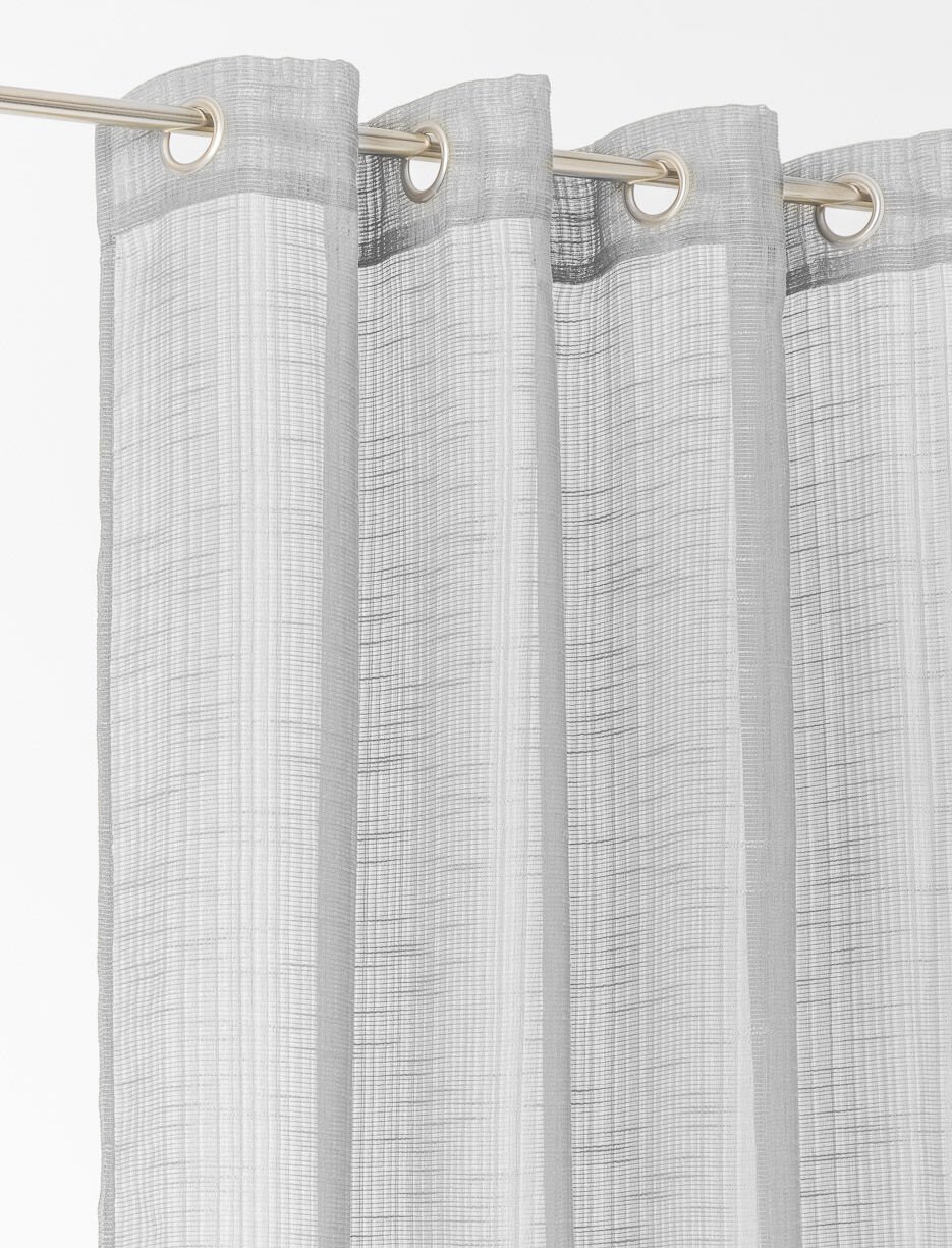 Panneau de rideau voilage texturé Panneau de rideau voilage texturé