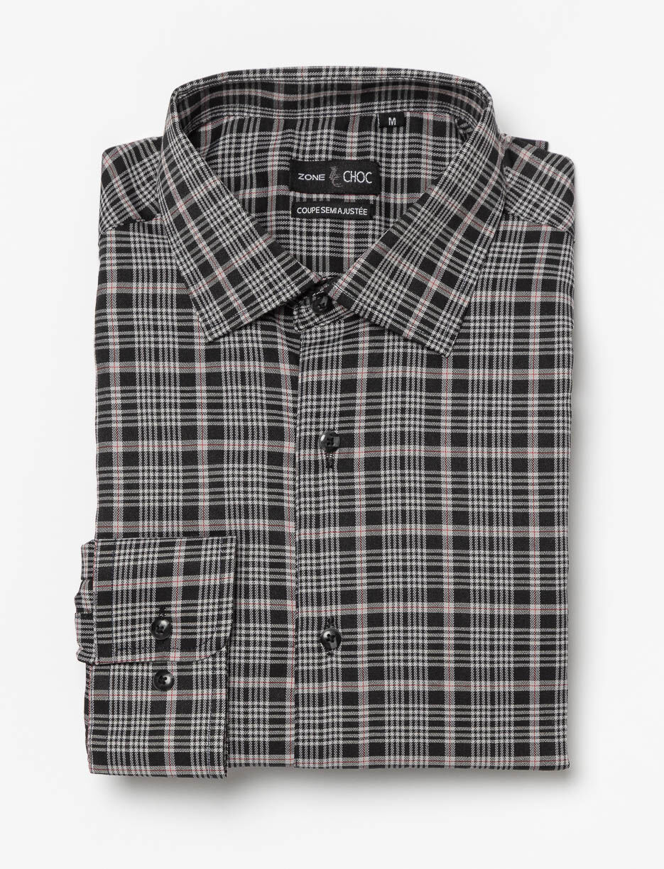 Plaid dress clearance shirt