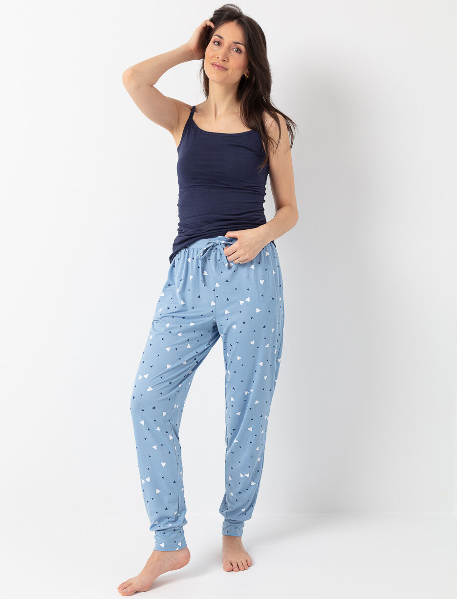 Pantalon pyjama à motifs