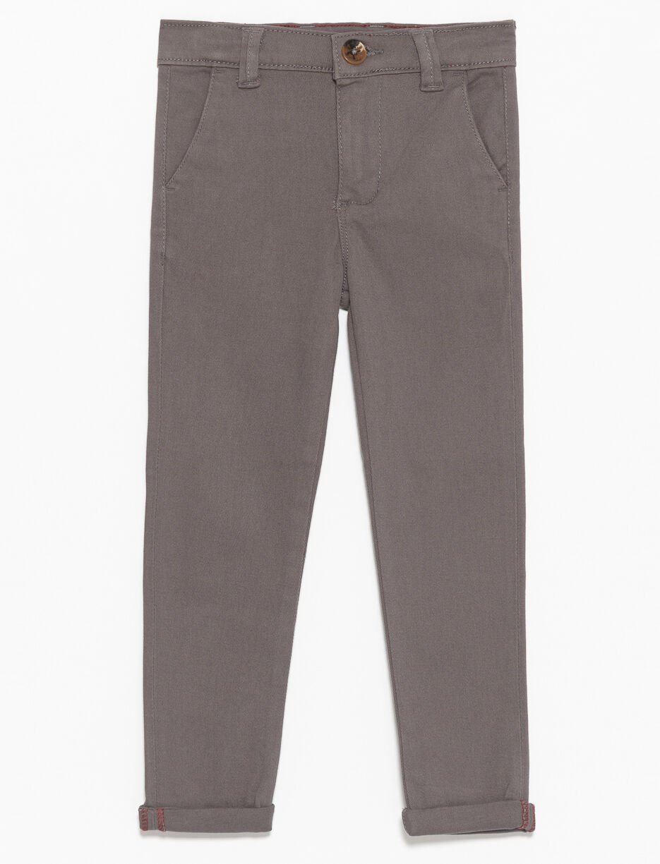 Pantalon droit uni