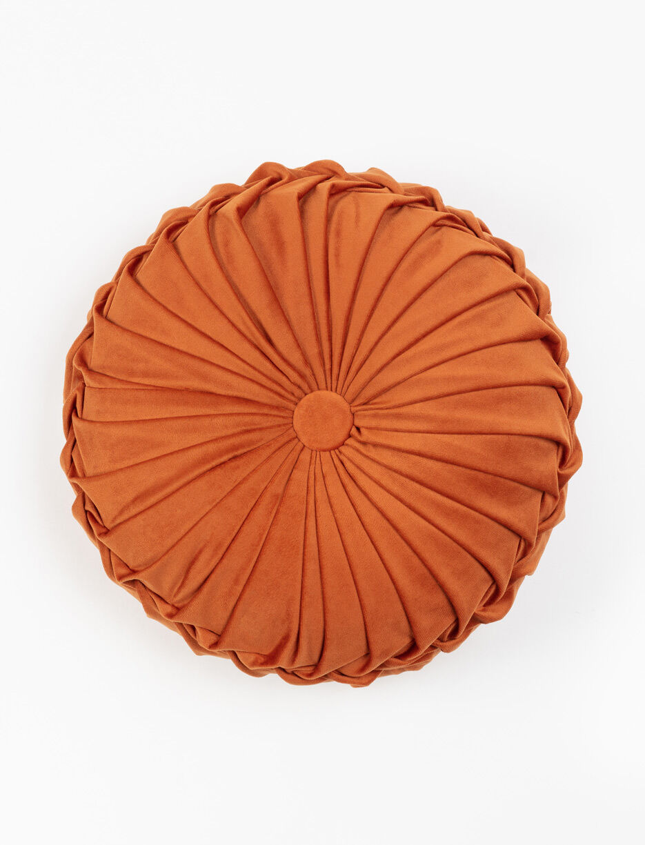 Coussin en velours rond