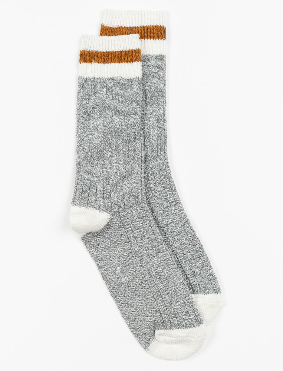 Contrast-stripe Socks