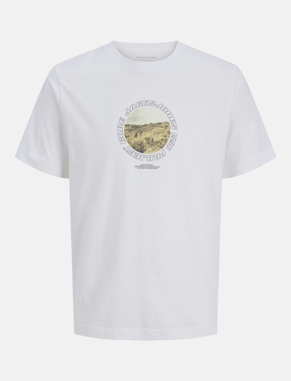 T-shirt imprimé à col rond