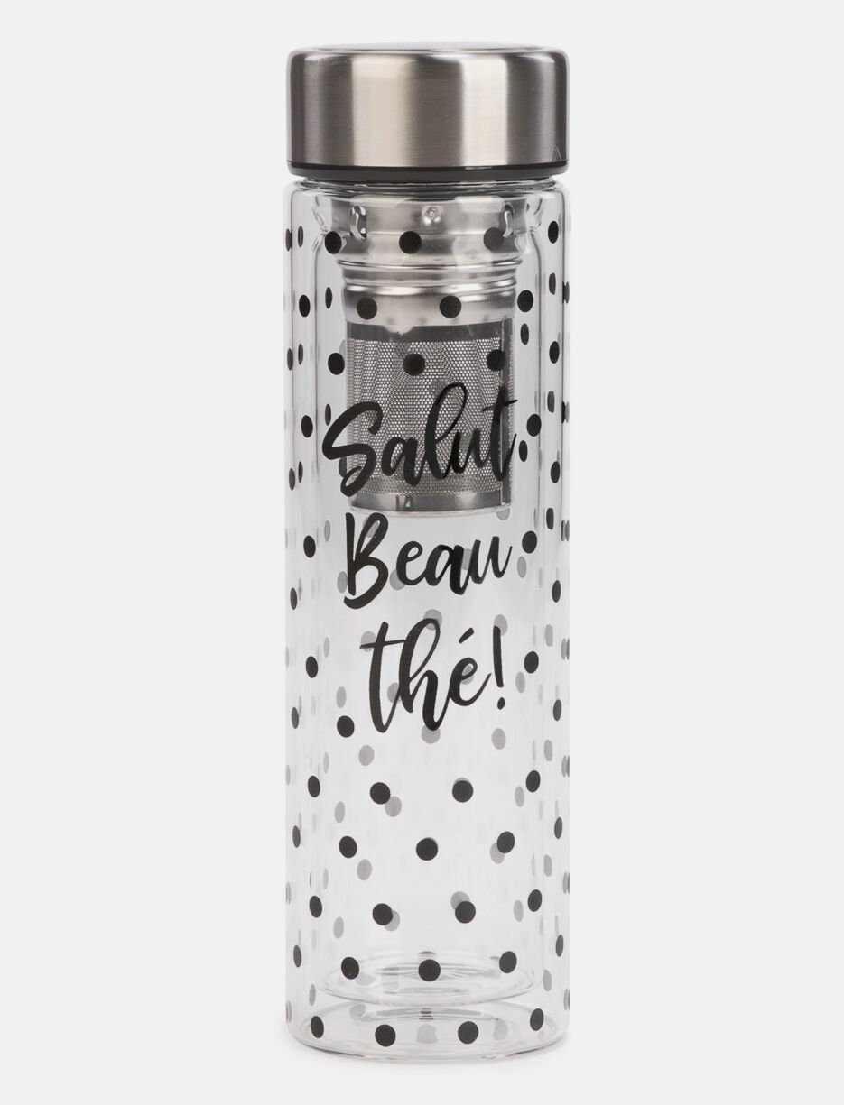 Bouteille de verre à infusion