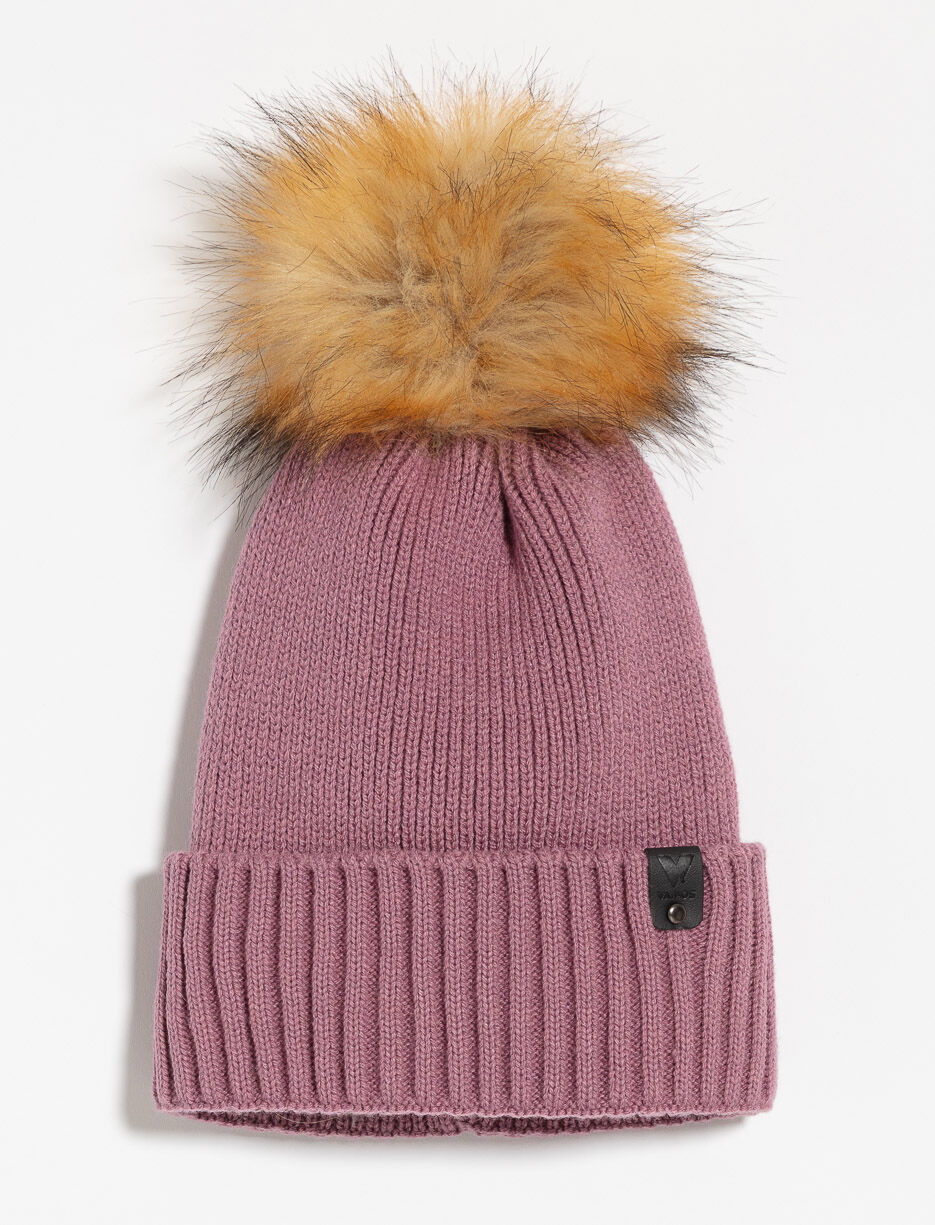 Knit Pompom Beanie