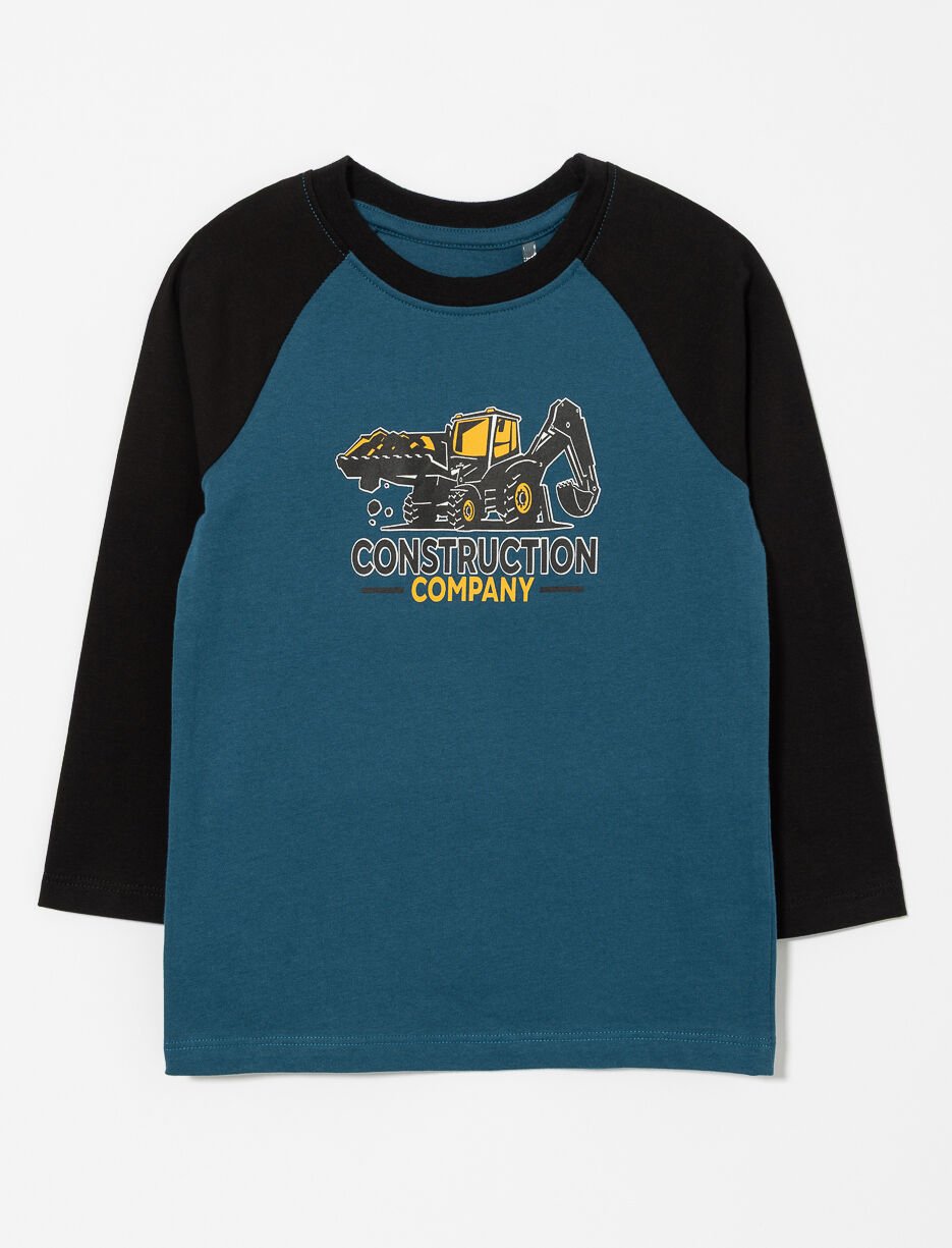 T-shirt imprimé en coton bio - petit garçon