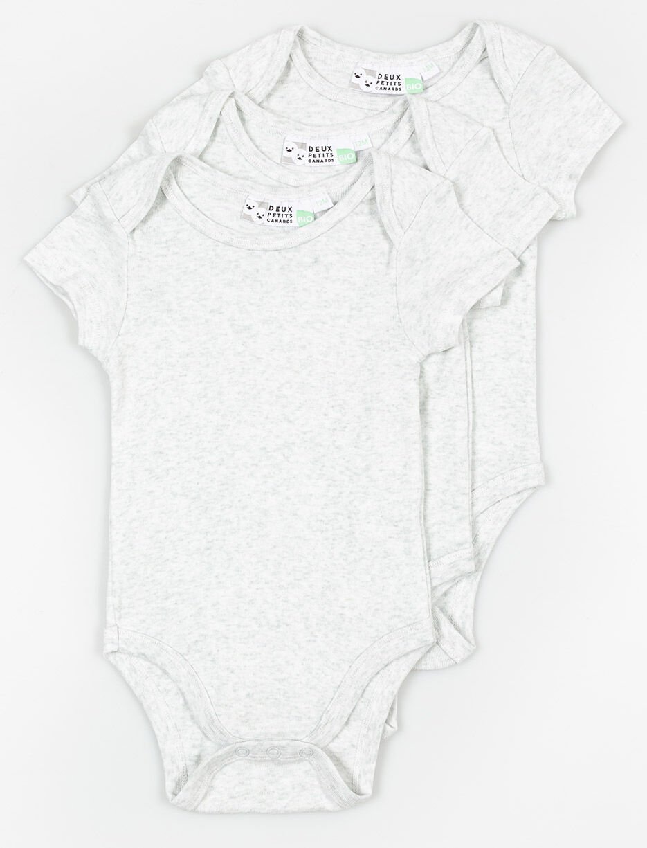Set of Three Organic Cotton Onesies