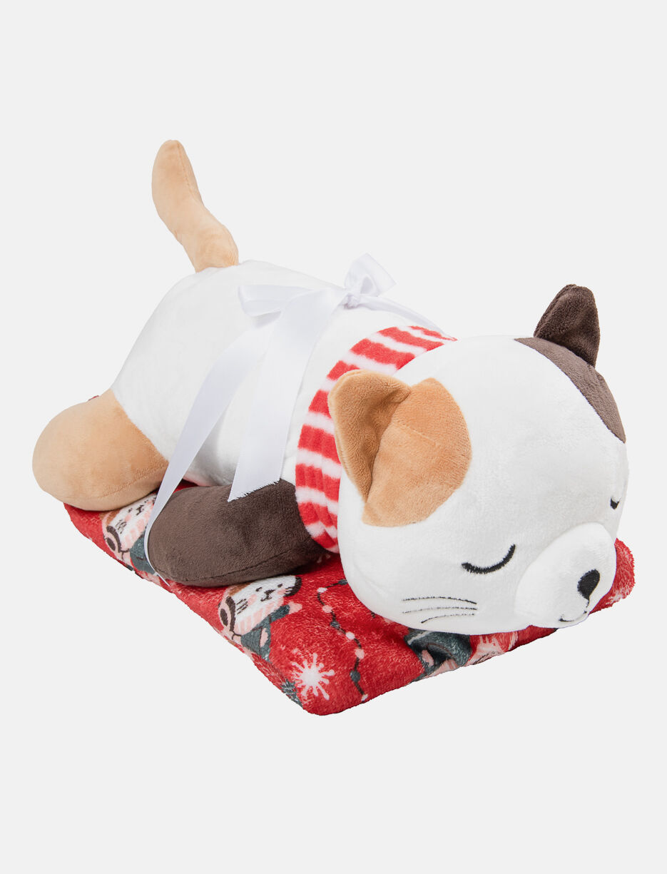 Ensemble de jeté et peluche Ensemble de jeté et peluche