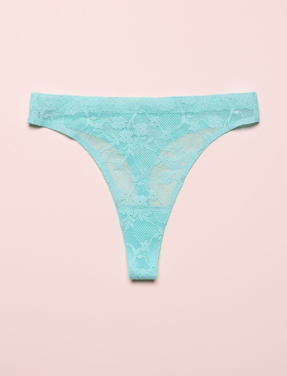 Culotte tanga en dentelle