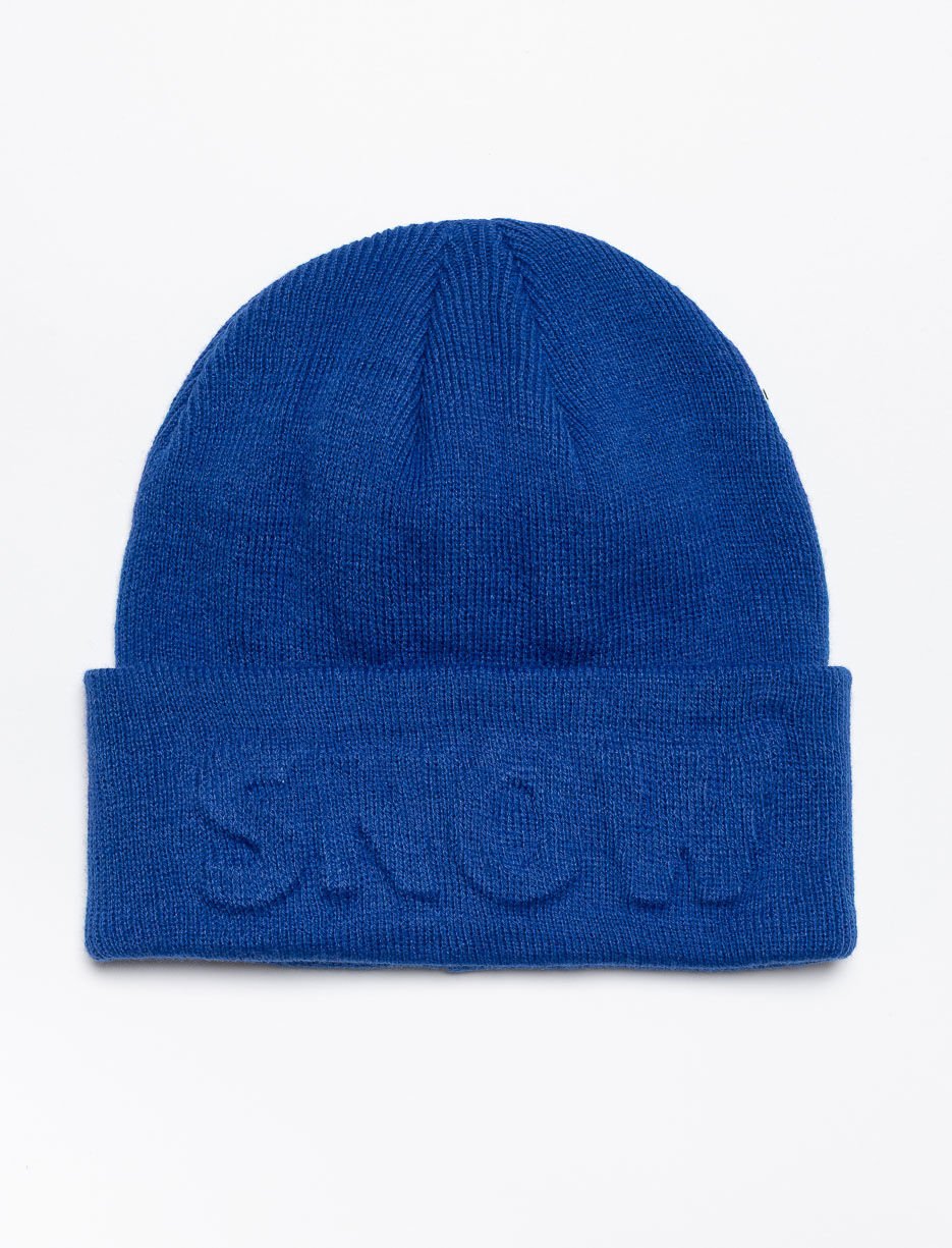 Tuque en tricot à revers