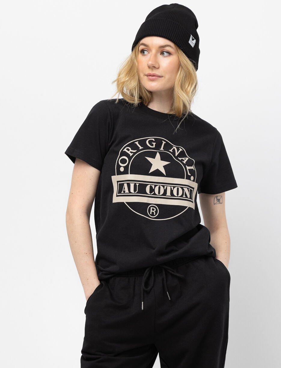 T-shirt imprimé à col rond