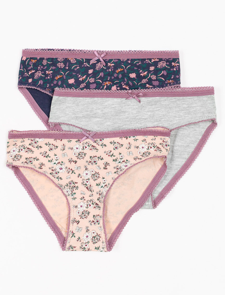 Culottes bikini imprimées - paquet de 3