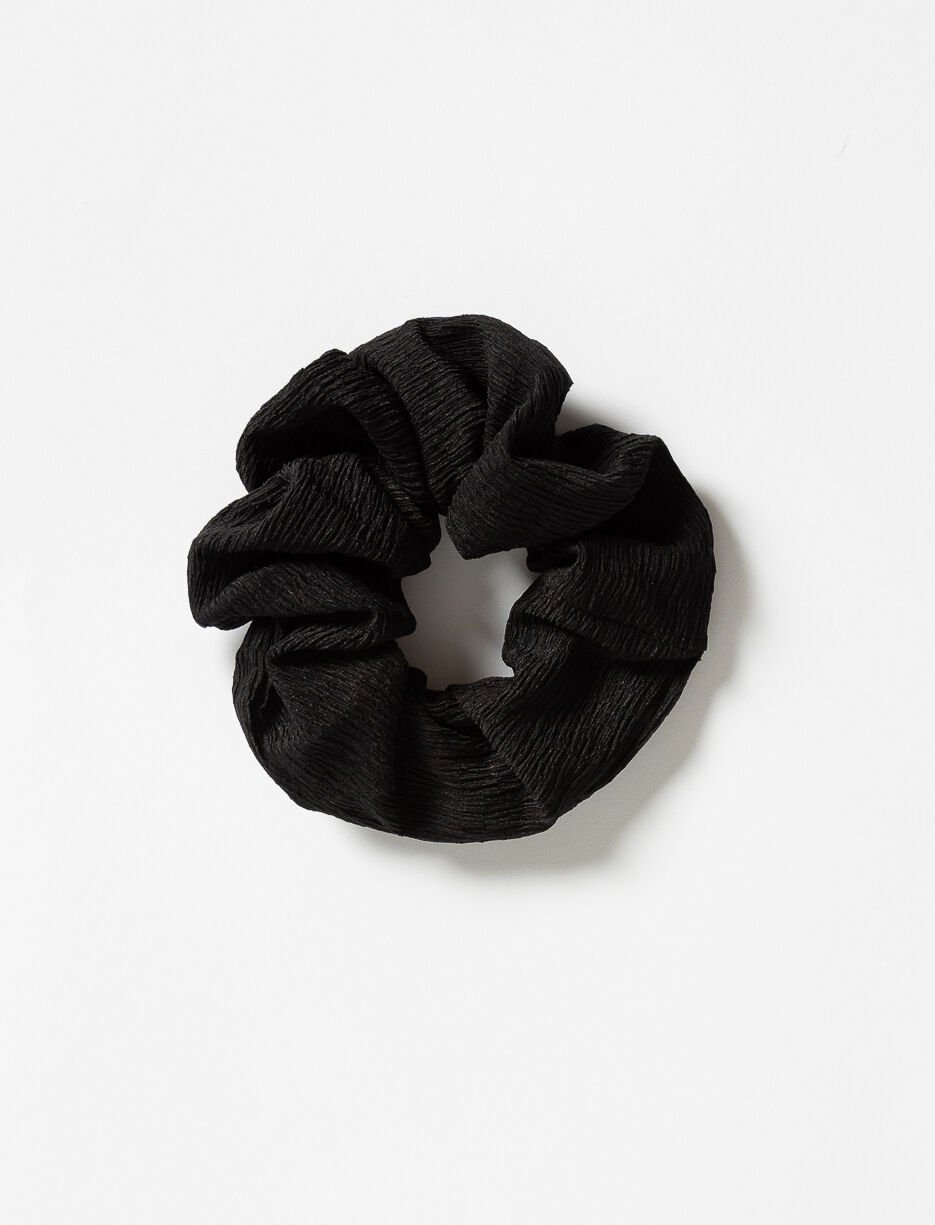 Chouchou uni texturé