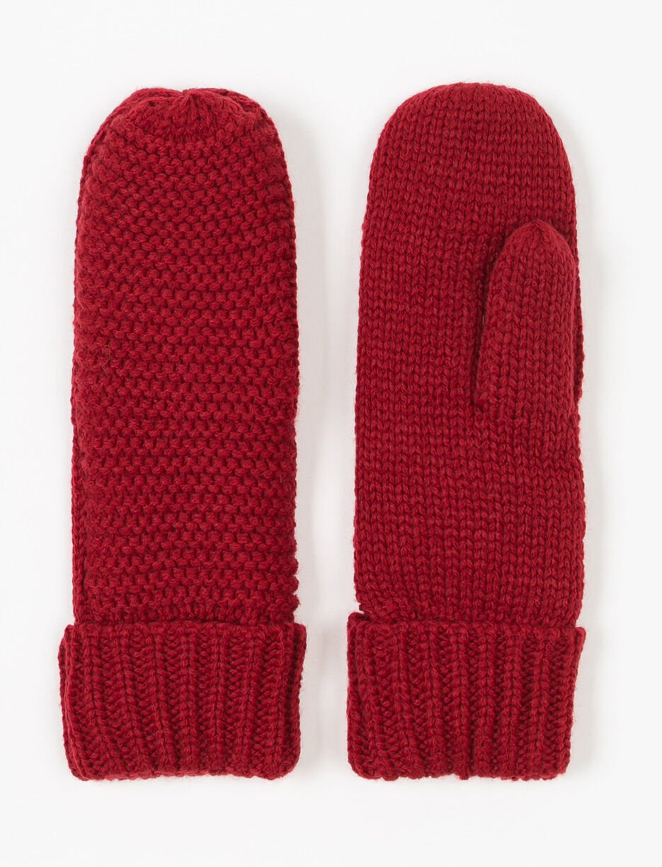 Mitaines doubl&eacute;es de peluche