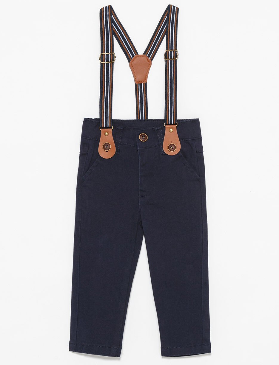 Pants with Suspenders