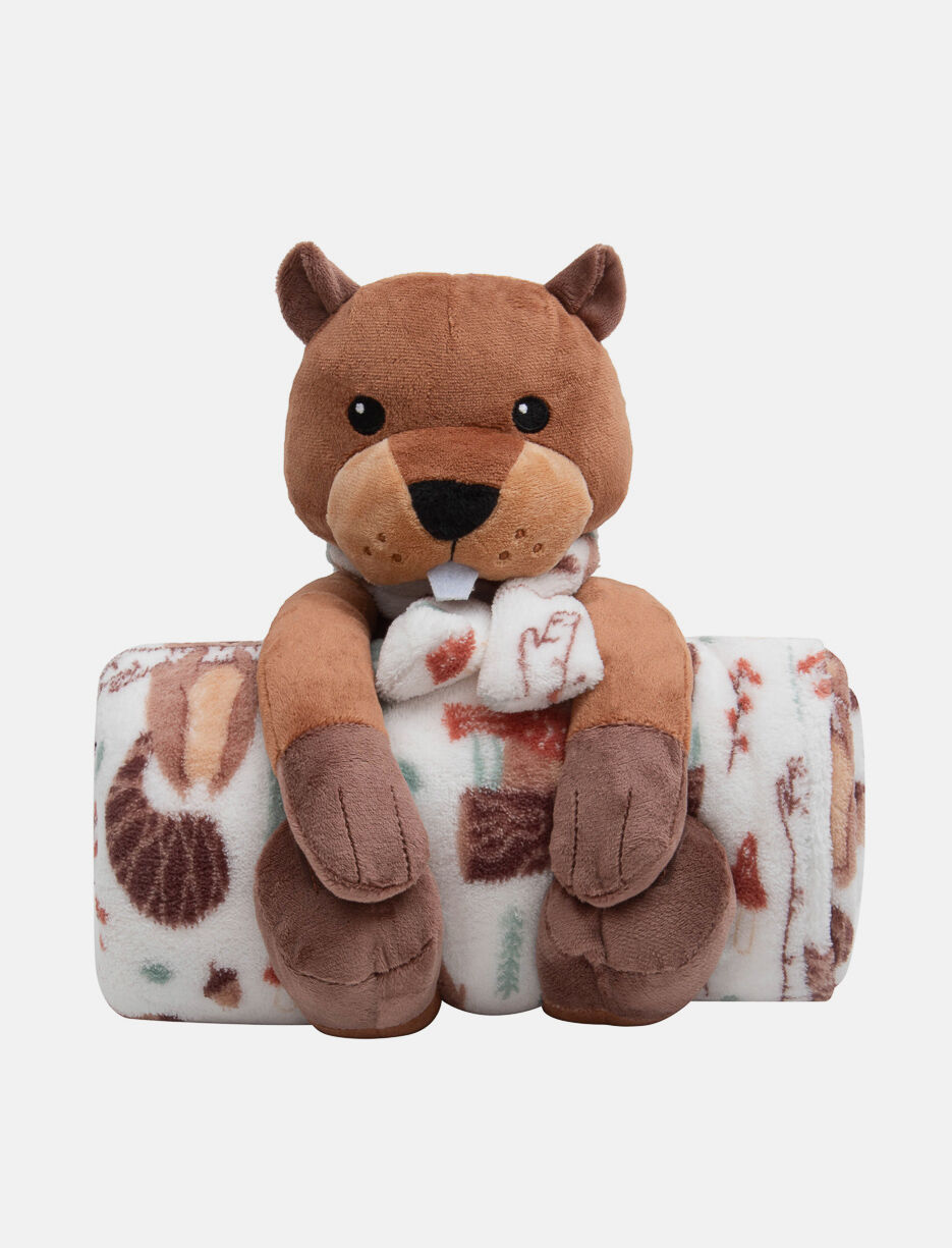 Ensemble de peluche et jeté Ensemble de peluche et jeté