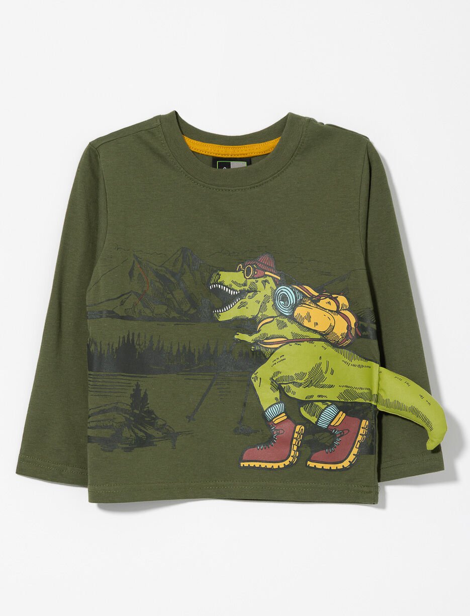 T-shirt imprimé avec détail 3D - petit garçon