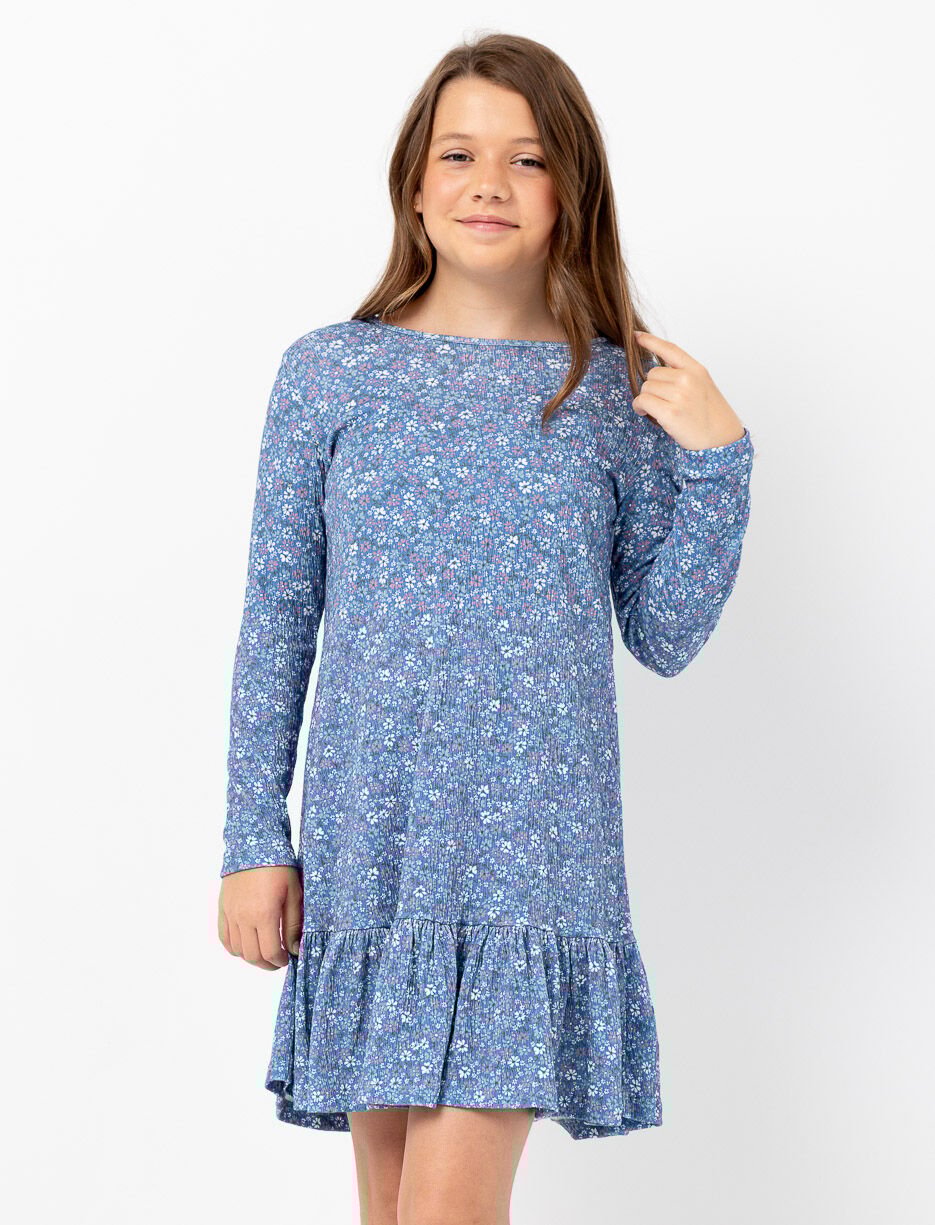 Robe fleurie évasée