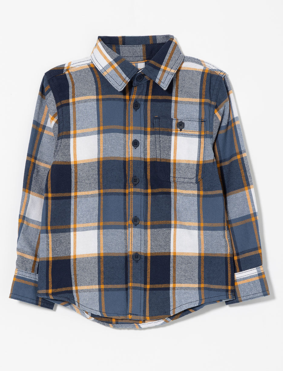 Chemise en flanelle à carreaux - petit garçon