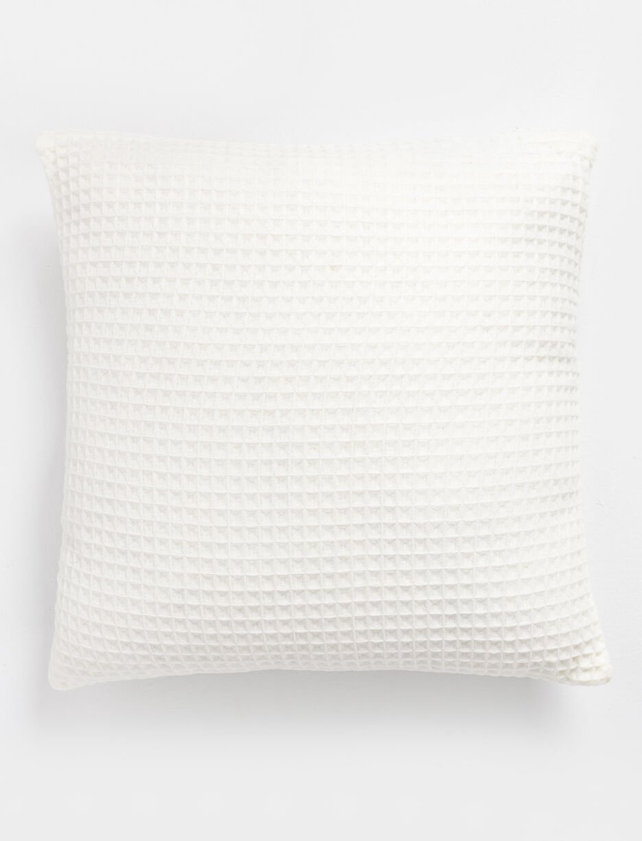 Coussin &agrave; texture gaufr&eacute;