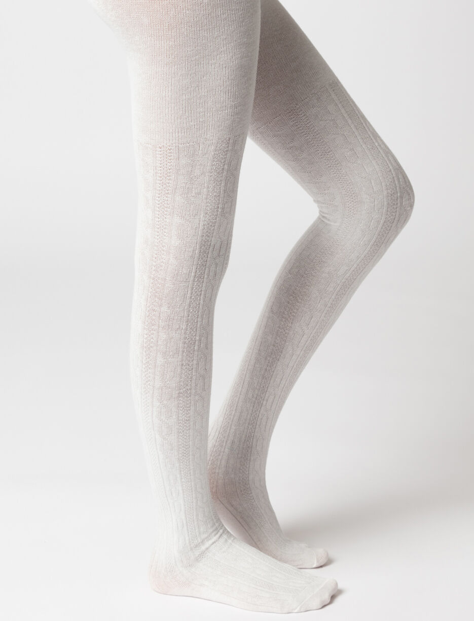 Collant texturé opaque