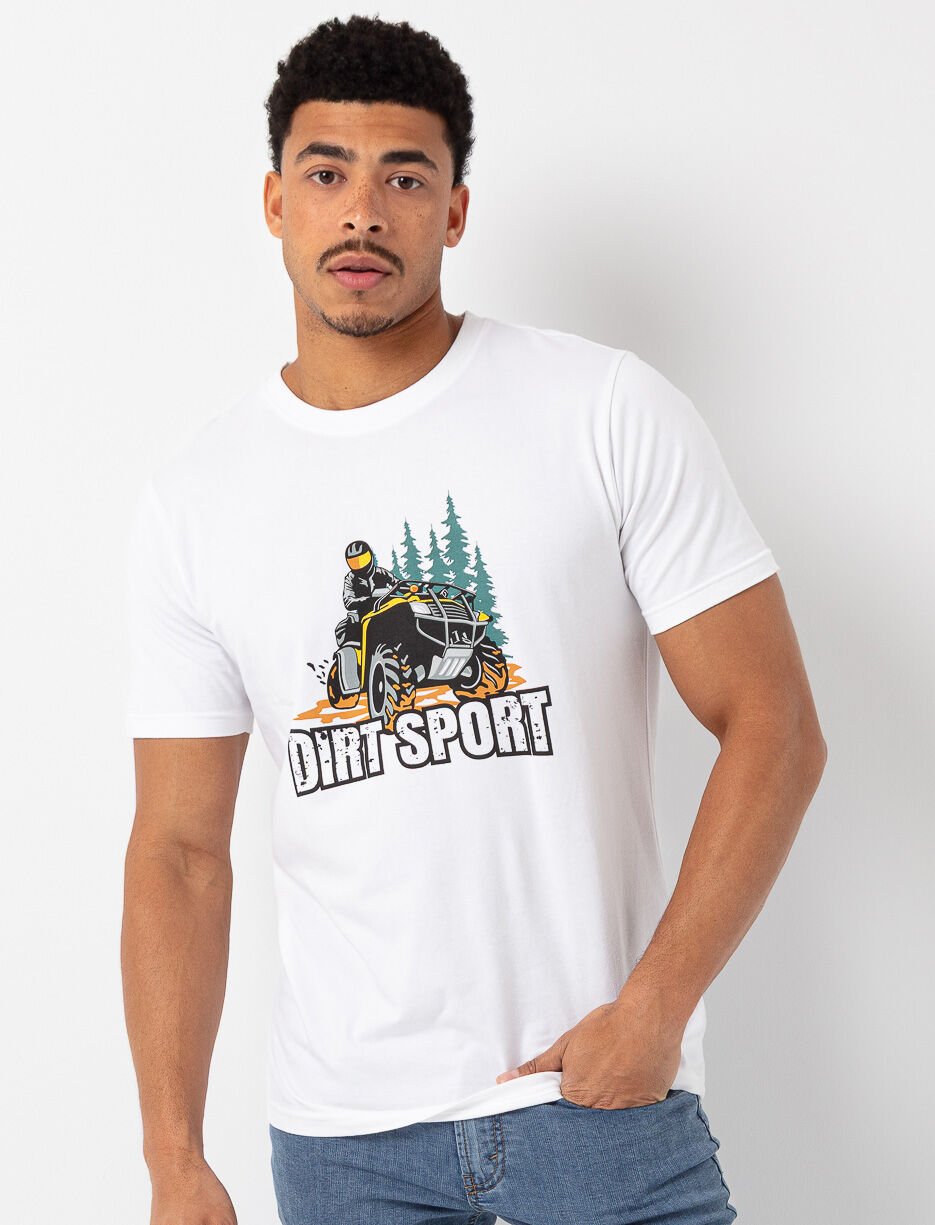 T-shirt imprimé à manches courtes