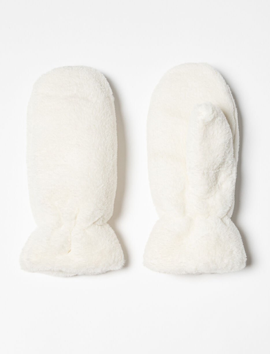 Mitaines en fousse fourrure