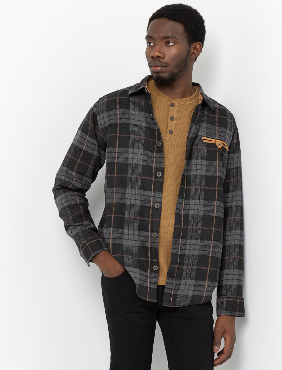 Chemise en flanelle à carreaux