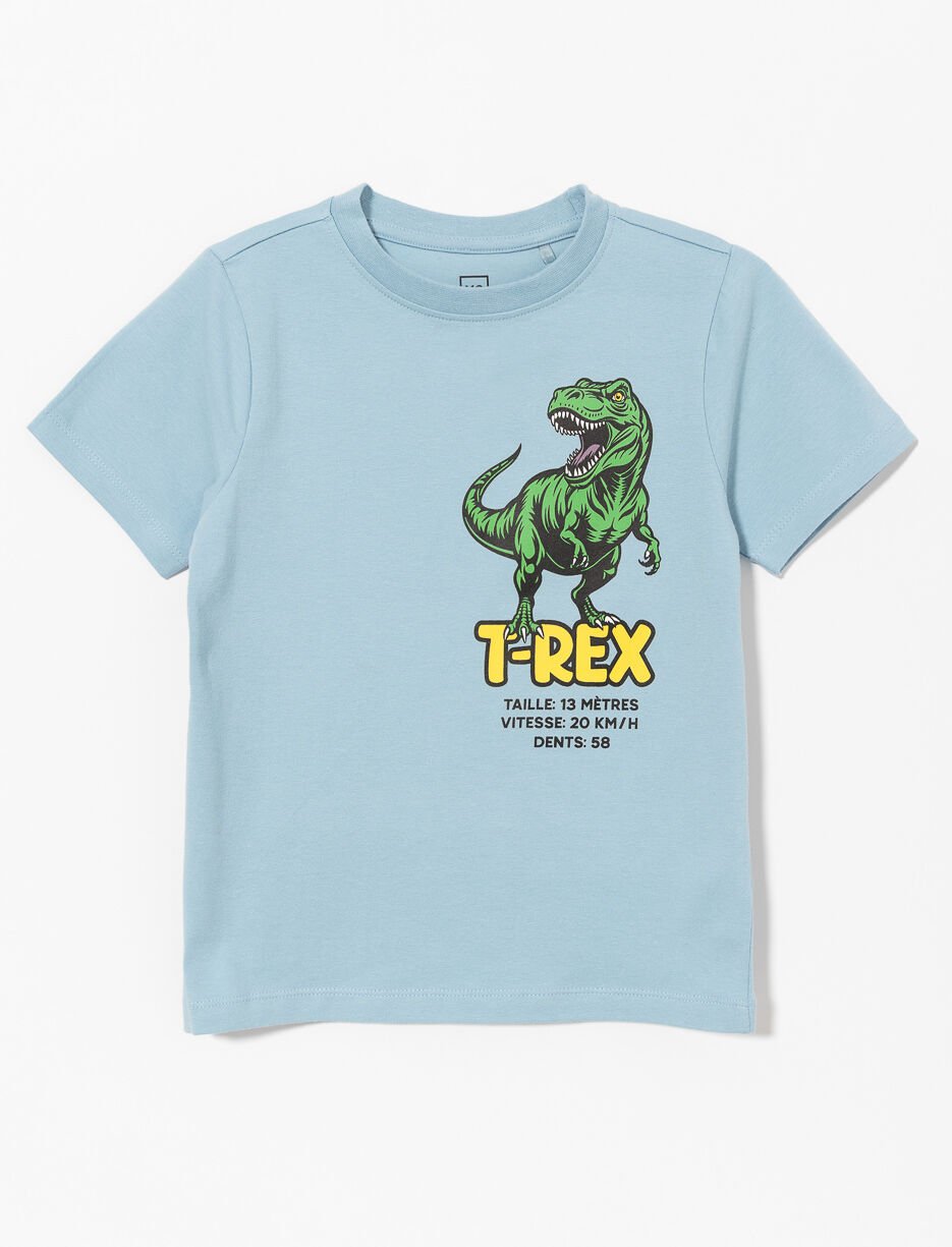 T-shirt imprimé à col rond - petit garçon