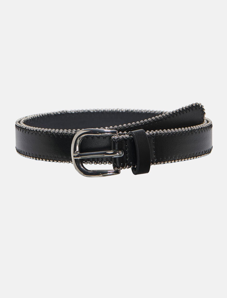 Ceinture avec détail de billes métalliques