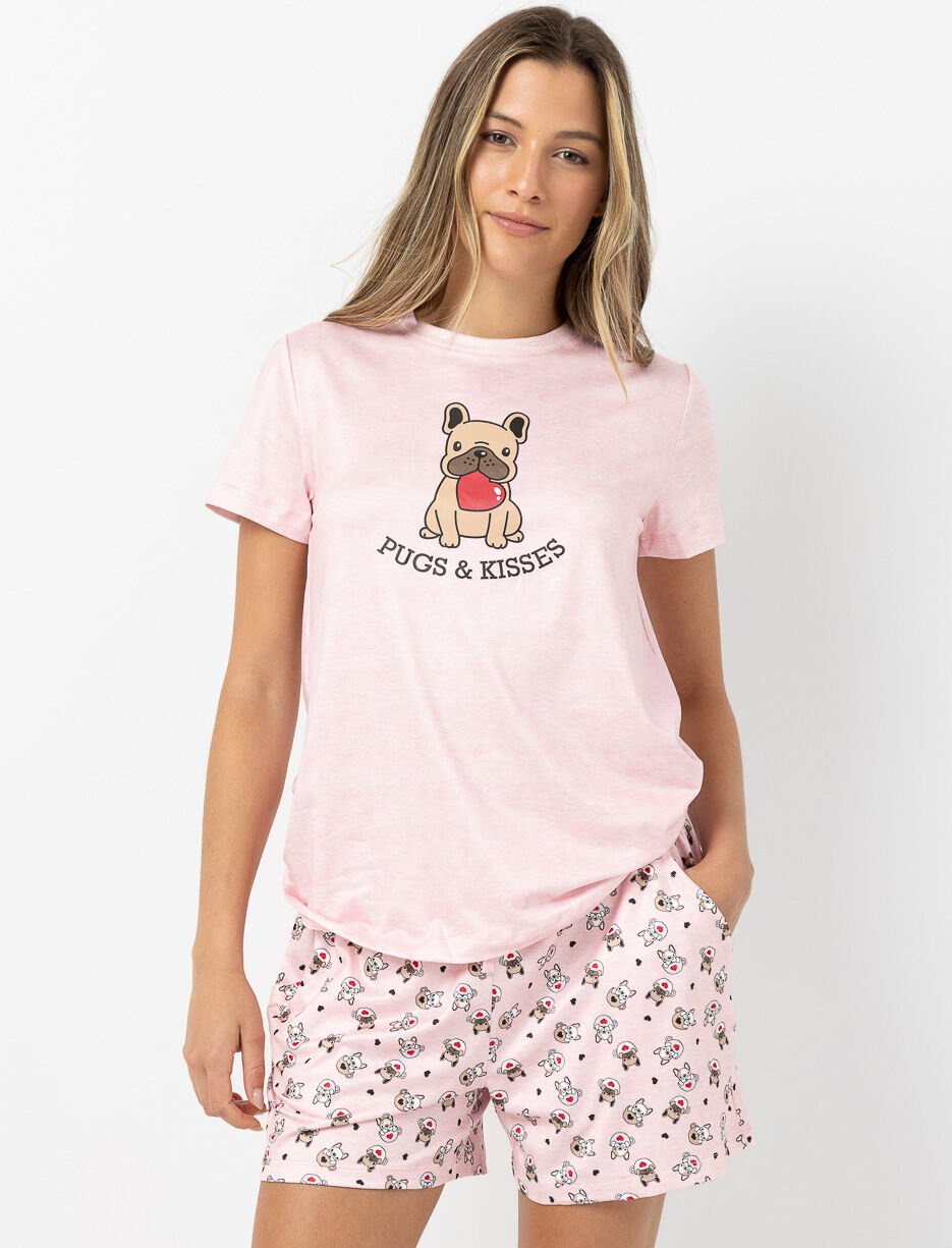 Short de pyjama imprimé