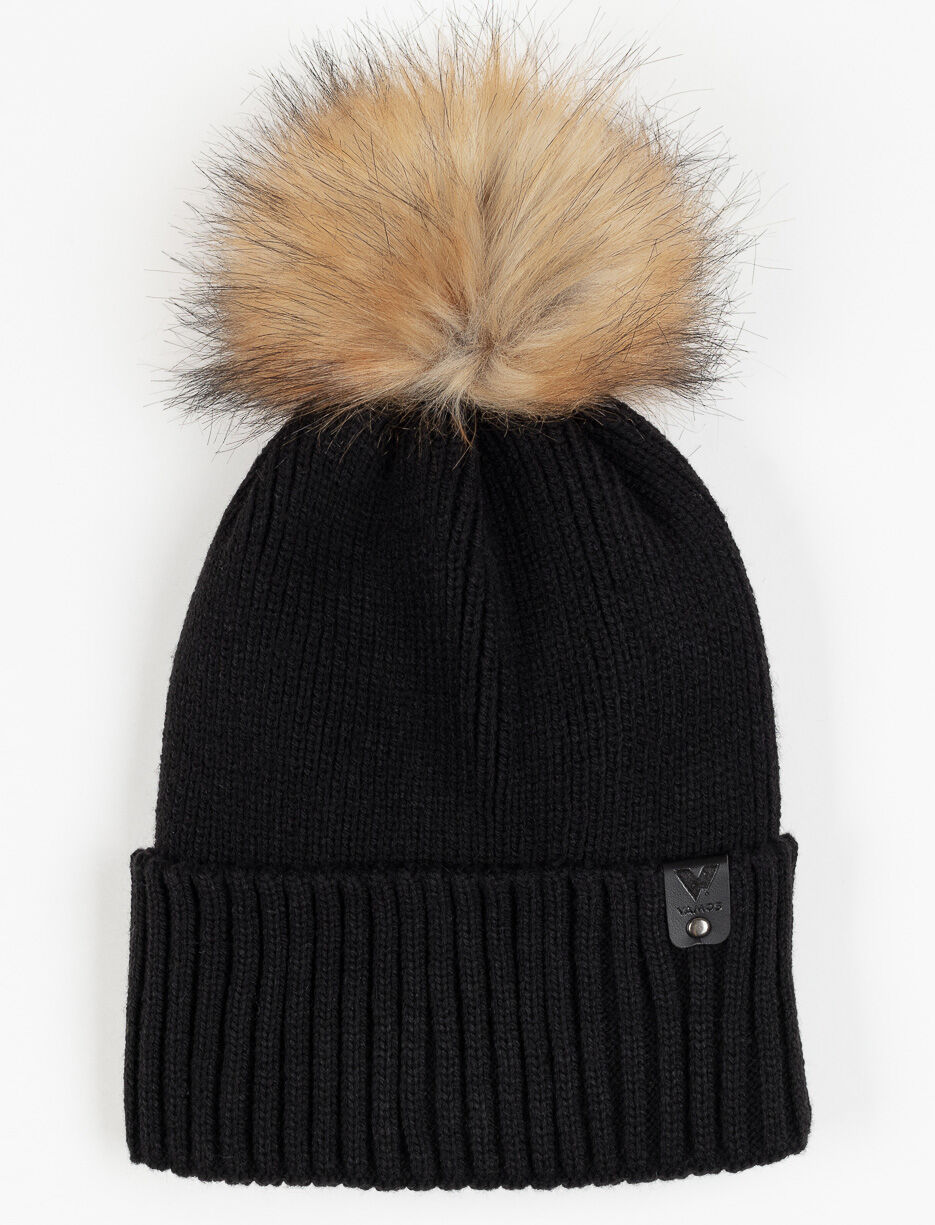 Knit Pompom Beanie