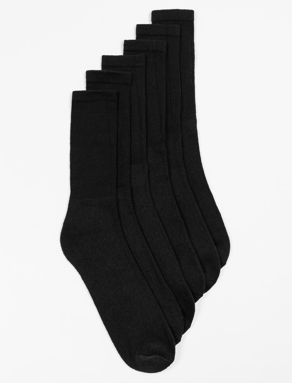 Chaussettes mi-mollet - paquet de 6