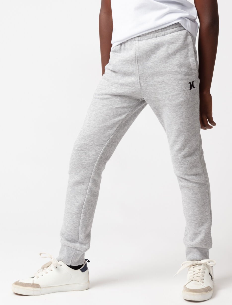Solid Elastic Waist Joggers