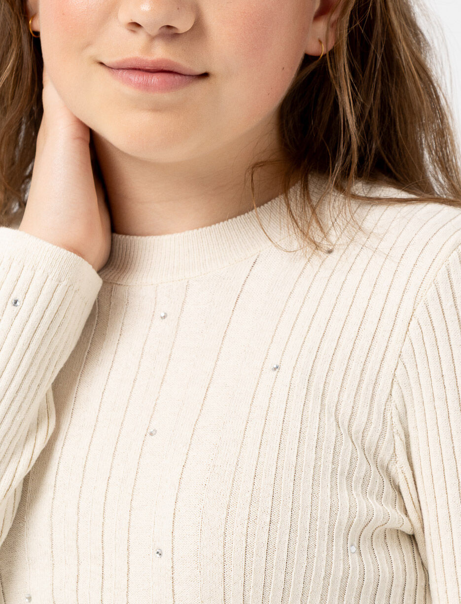 Chandail en tricot scintillant